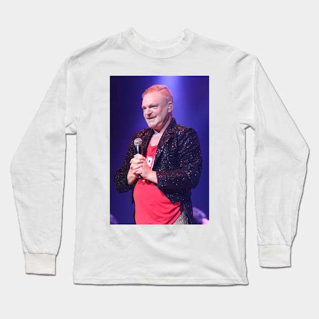 Andy Bell Photograph Long Sleeve T-Shirt by Concert Photos